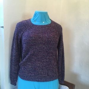 Knit Purple Faded Glory Sweater XL